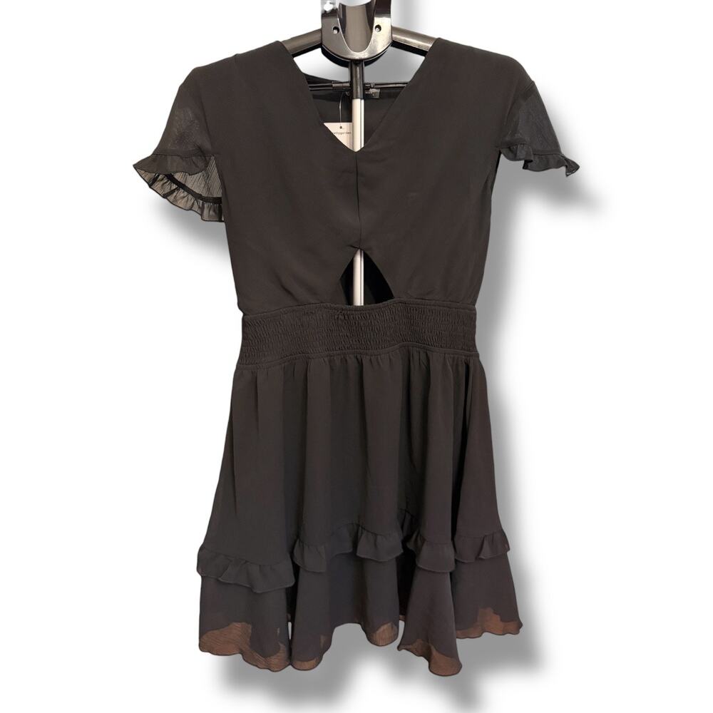 Little Black Dress Pretty Garden Size Large NWT